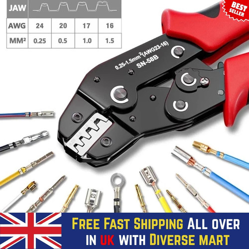 Ratcheting crimping tool set - ratcheting,