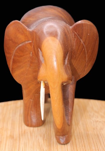 Vintage hand carved wooden - hand,