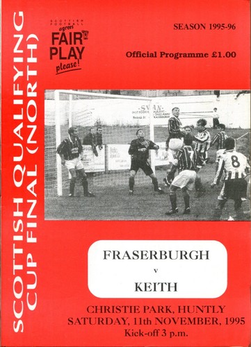 Fraserburgh keith 11 - v, 11/11/95