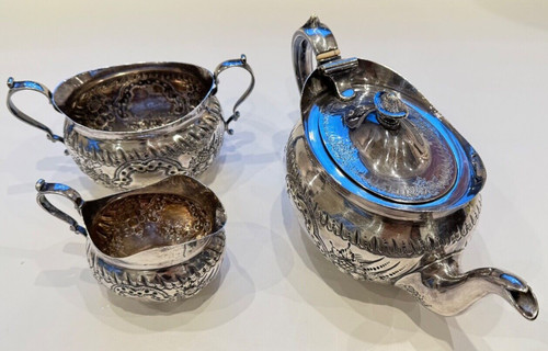 Antique silver plated - silver,