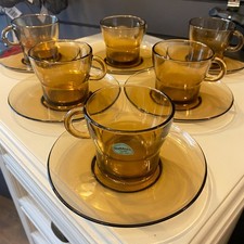 Duralex Tea Cup & Saucer Set