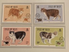 Isle of Man Manx Cat Postcards