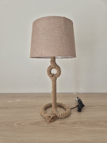 Nautical rope table - lamp, with