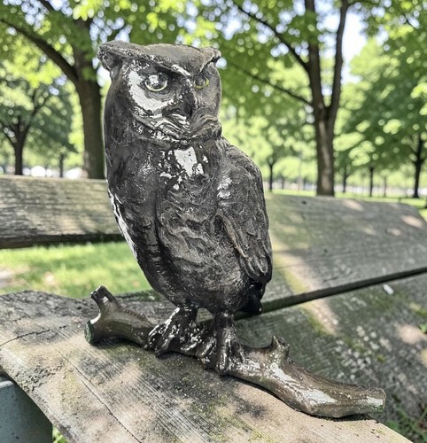 Owl statue iconiccasts - statue,
