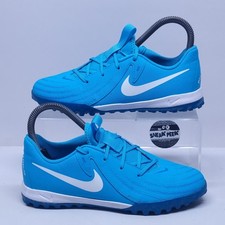 Nike Football Trainers - Uk Size 3 - Phantom GX Blue Astro Turf Boots Junior 