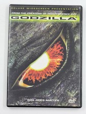 Godzilla (DVD, 1998) Deluxe Widescreen Mathew Broderick Jean Reno, Region 1