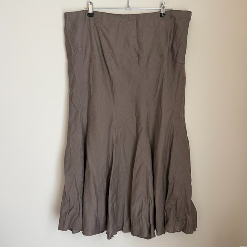 Chesca size skirt - size, brown