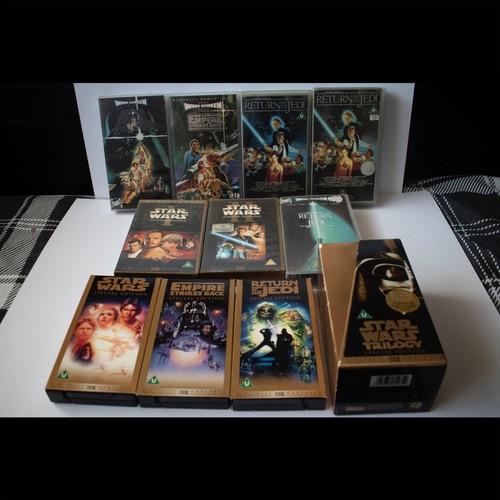 Vintage star wars - wars, vhs