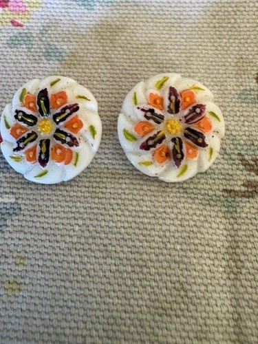 Vintage glass buttons - ,