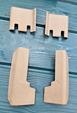 VOLVO 850 FRONT SEAT RUNNER BOLT COVERS IN BEIGE / CREAM