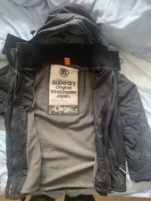 mens super dry large blue  windcheater jacket 