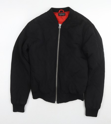 Topshop womens black quilted - womens,