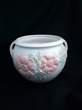 Contemporary, Park Rose, Pottery Floral Vase