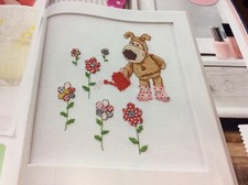 Boofle watering flowers - boofle,