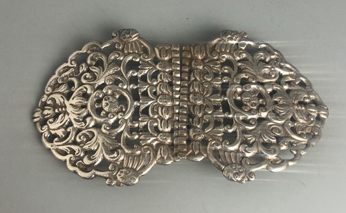 Victorian silver nurses - victorian, buckle