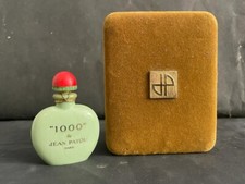 OLD VINTAGE GREEN JEAN PATOU 1000 PERFUME SMALL BOTTLE WITH ORIGINAL BOX, PARIS