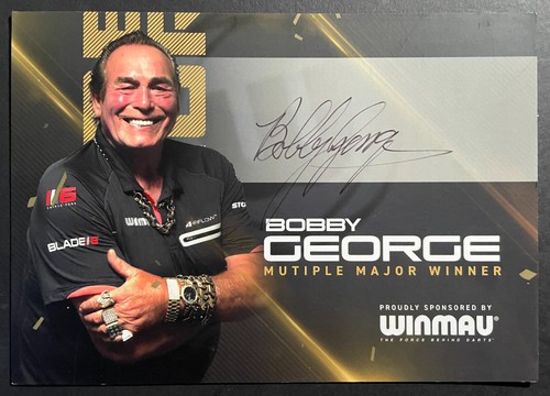 Bobby george signed - bobby,