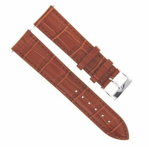 22mm leather watch strap band - leather,