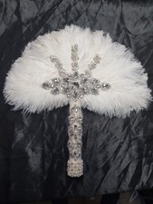 White Ostrich Feather Bridal