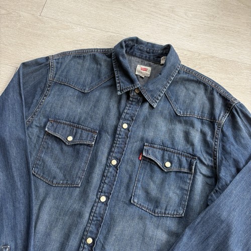 Levi western denim shirt - western,