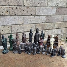 Vintage Chess Pieces / Set /