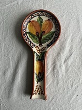 terracotta pottery spoon rest