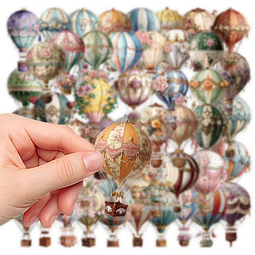 Vintage hot air balloon - vintage,