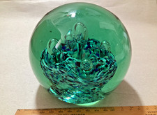 ANTIQUE GREEN GLASS “