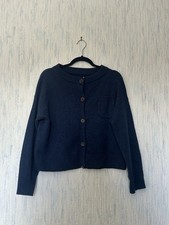 Toast Women’s Blue Wool And Cashmere Cardigan Size M