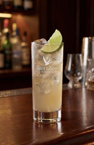 Grey goose vodka tall - goose, glass
