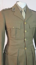 WWII Officer's 11th HUSSARS Service Dress Tunic : WW2