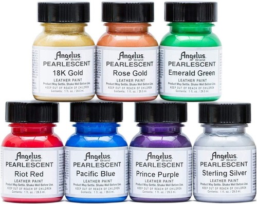 Pearlescent acrylic leather - acrylic,