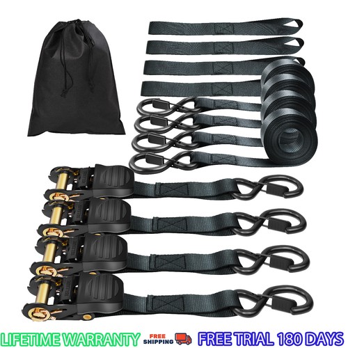 Retractable ratchet straps - x,