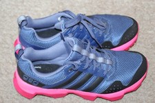 WOMENS GIRLS ADIDAS GSG9 TRAIL RUNNING TRAINERS UK 6 BLUE PINK