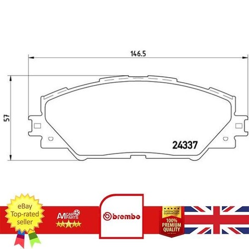 Brake pad set for - brake,
