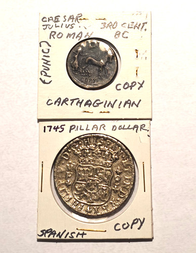 Copies 1745 spanish pillar - copies,