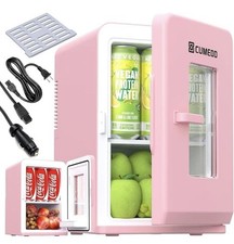 Mini Fridge 15L/21 Cans, Portable AC+DC Power Cooler & Warmer for Bedroom 89K