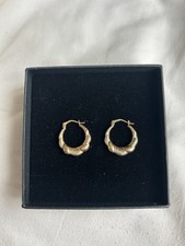 [9CT] Gold Creole Earrings