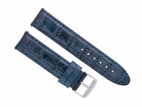 18mm blue leather - leather, replacement