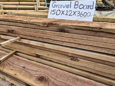 Wooden Gravel Board Treated