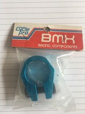 NOS Cycle Pro Seat Clamp 25.4mm - Blue Old School BMX Tuf Neck Dia Compe Suntour
