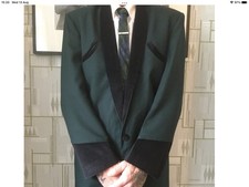 TEDDY BOY DRAPE JACKET DARK