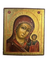 '800 Russian Icon Madonna of