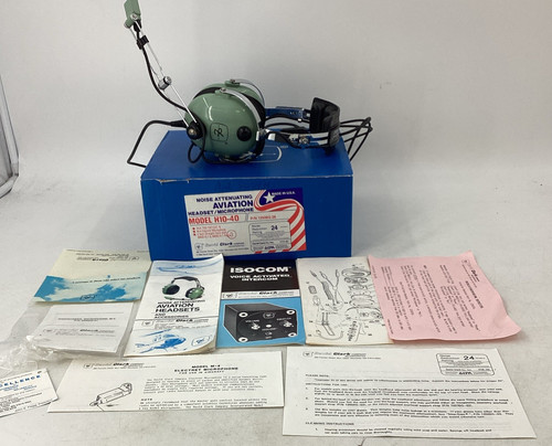 David clark aviation headset - david,