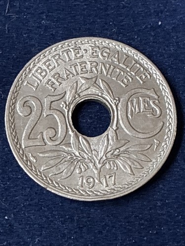 1917 french centime coin - centime,