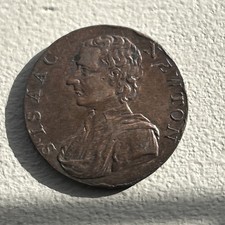 Middlesex Sir Isaac Newton Half Penny Token 1793 Copper (84)