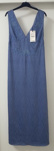 Zara blue wide straps neck - straps, v-neck