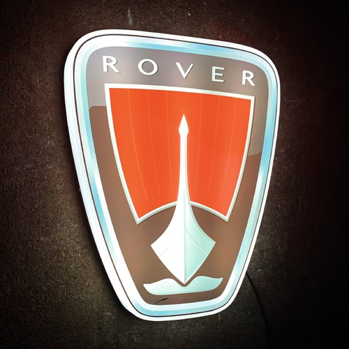 Rover badge illuminated - rover,