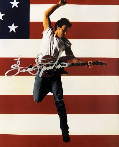 Bruce springsteen signed 8x10 - springsteen,