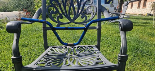 Blue bmx handlebars from - blue, a